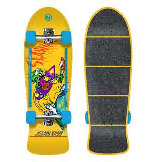 Santa Cruz Skateboard Complete Meek OG Slasher Reissue Yellow 10.1" x 31.13"
