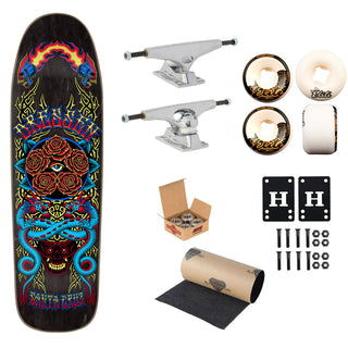 Santa Cruz Premium Complete Skateboard Dressen Rose Crew Five 9.3" Ft. Krux/OJ/Independent