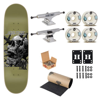 Santa Cruz Premium Complete Skateboard Pace Deathtrap Remix 8.7" Ft. Independent/SML