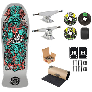 Santa Cruz Premium Complete Skateboard Roskopp Five Reissue 10.22" Ft. Krux/Slime Balls/Independent