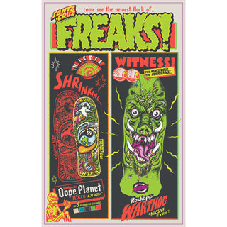 Santa Cruz Skateboard Deck Roskopp Warthog Freaks 11.0" x 31.445"