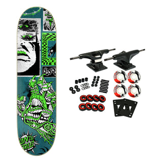 Santa Cruz Skateboard Complete Scourge Hand FeelBase 8.0" x 30.5"