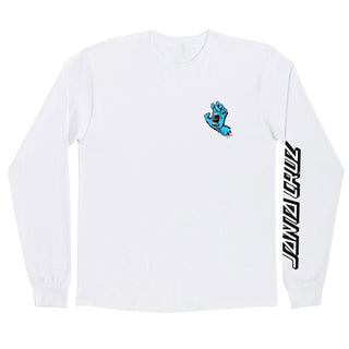 Santa_Cruz_Screaming_Hand_Longsleeve_Shirt_White_Front