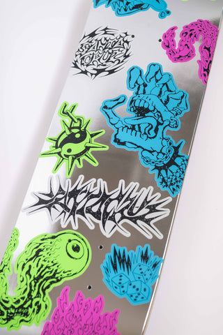 Santa Cruz Skateboard Deck Scribble Flash FeelBase 8.0" x 30.5"