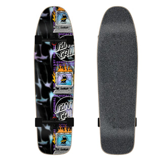 Santa Cruz Skateboard Cruiser Self Destruct Black 9.8" x 36.02"