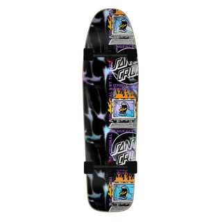 Santa Cruz Skateboard Cruiser Self Destruct Black 9.8" x 36.02"