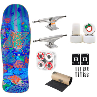 Santa Cruz Premium Skateboard Winkowski Aquatic Independent Trucks, OJ Wheels, Bronson Bearings
