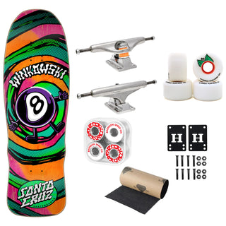 Santa Cruz Premium Skateboard Winkowski Vertigo Krux Trucks, OJ Wheels, Bronson Bearings