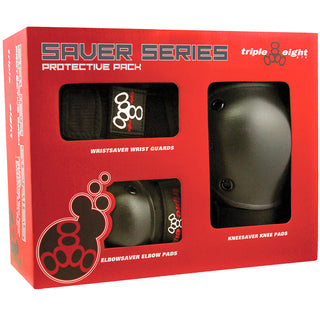 Triple 8 Pad Set Saver 3-Pack Black Medium