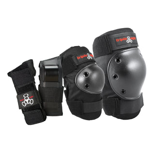 Triple 8 Pad Set Saver 3-Pack Black Large
