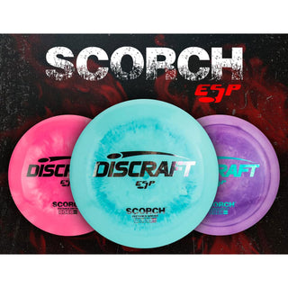 Discraft Disc Golf ESP Scorch Distance Driver 11/6/-2/2 Yellow Orange/Pink Blend 173-174g