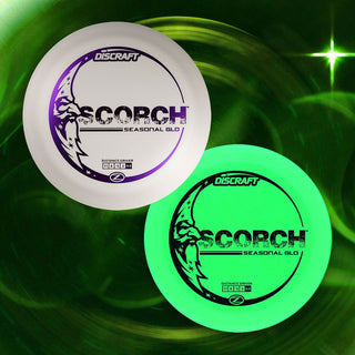 Discraft Disc Golf Glo Z Scorch Distance Driver 11/6/-2/2 Glow/Holo 167-169g