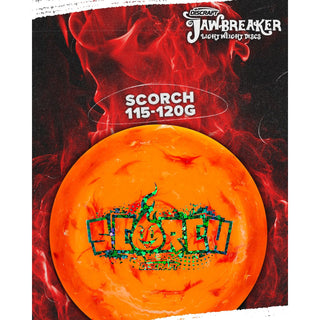 Discraft Disc Golf Jawbreaker Light Weight Scorch Distance Driver 11/6/-2/2 Orange/Magenta Shatter 115 grams