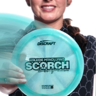 Discraft Disc Golf Valerie Mandujano 2025 Tour Series Z Swirl Scroch Driver 11/6/-2/2 Neon Red/Holo Prisms 173-174g