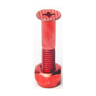 Screw City Skateboard Mounting Hardware 1" Phillips Gems - Ruby