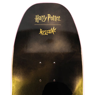 Welcome x Harry Potter Skateboard Deck Seeker on Nimbus 5000 Gold Foil 8.75" 