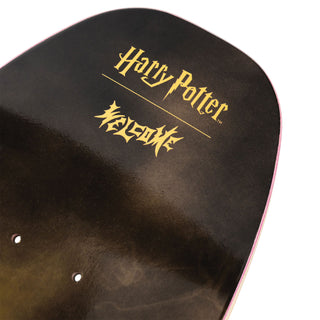 Welcome x Harry Potter Skateboard Deck Seeker on Nimbus 5000 Gold Foil 8.75" 