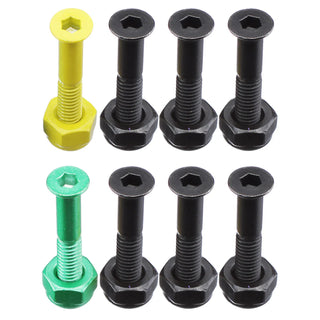 Shake Junt Black Green Yellow Allen Skate Hardware