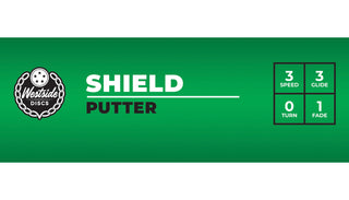 Westside Disc Golf Putter BT Soft Burst Shield 3/3/0/1 Purple/Black 175 grams