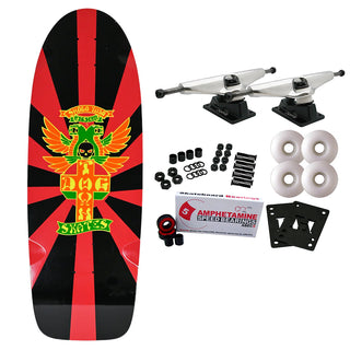 Dogtown Skateboard Complete Shogo Kubo OG 70s Gloss Black 10.5" x 30.7"