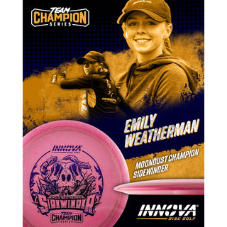 Innova Disc Golf Team Champion Series Emily Weatherman Moondust Champion Sidewinder 9/5/-3/1 Grey/Black 170 grams