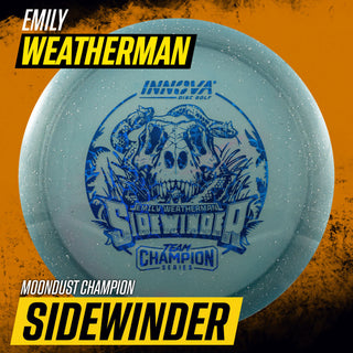 Innova Disc Golf Team Champion Series Emily Weatherman Moondust Champion Sidewinder 9/5/-3/1 Purple/Black 171 grams