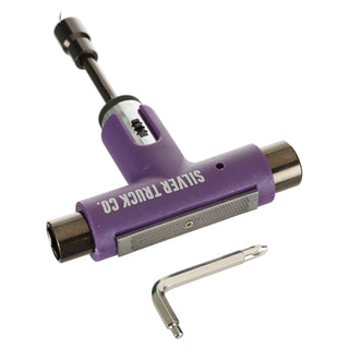 Silver Skateboard Ratchet Tool Purple/Grey - All In One Skate Tool
