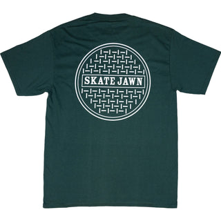 Skate Jawn Skateboard Mag Shirt Sewer Cap Dark Green