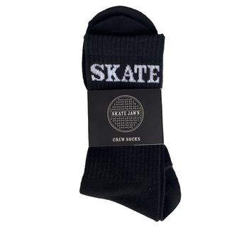 Skate Jawn Magazine Socks Logo Black