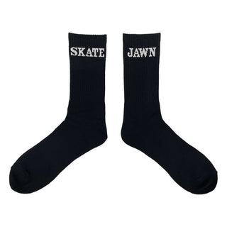 Skate Jawn Magazine Socks Logo Black