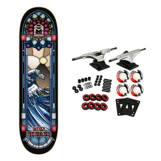 Skate Mafia Skateboard Complete Kremer Stained Glass 8.5" x 32"