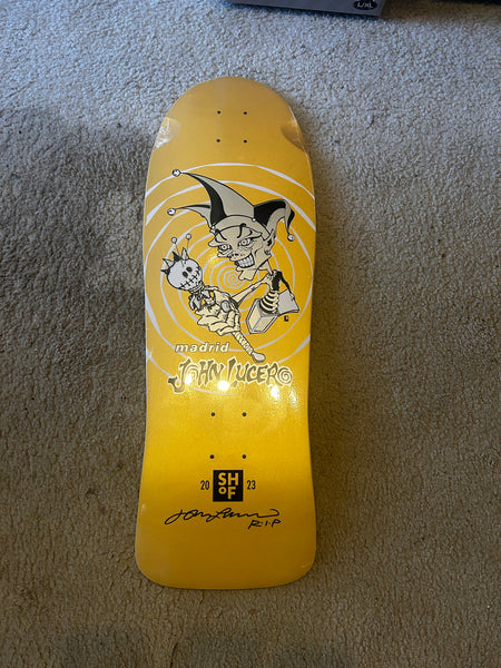 Madrid Skateboard Deck John Lucero Skateboarding Hall of Fame