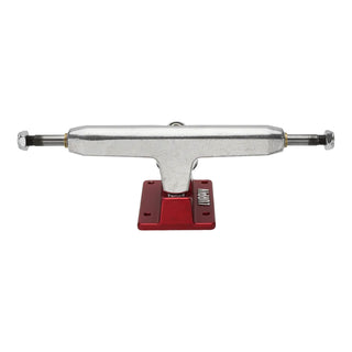 Lurpiv Skateboard Trucks V3 Hollow Silver/Red 155 (8.7") Set of 2