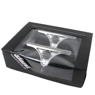 Slant Longboard Trucks Reverse Kingpin Raw/Black 150 (8.5" Axle)