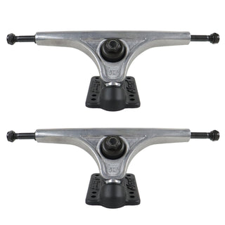 Slant Longboard Trucks Reverse Kingpin Raw/Black 180 (9.75" Axle)