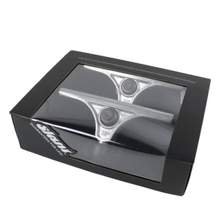 Slant Longboard Trucks Reverse Kingpin Raw/Black 180 (9.75" Axle)