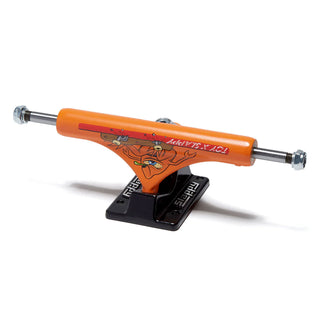 Slappy Skateboard Trucks 8.0" Toy Machine ST1 Hollow Orange/Black