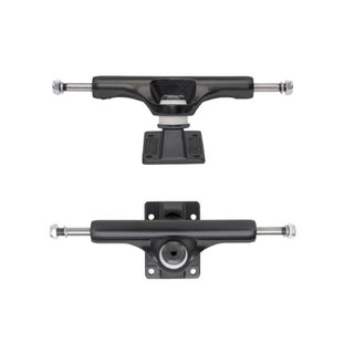 Slappy Skateboard Trucks Inverted Hollow Lights Ultra Low Kingpin 8.5" Matte Black/Gold
