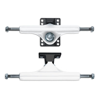 Slappy Skateboard Trucks ST1 Classic 8-Hole Baseplate White/Black 9.0"