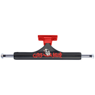 Slappy Skateboard Trucks Curb Killer II Hollow Inverted Black/Red 10.5"