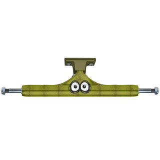 Slappy X Heroin Skateboard Trucks ST1 Hollow Pickle Green 11" (Pair)