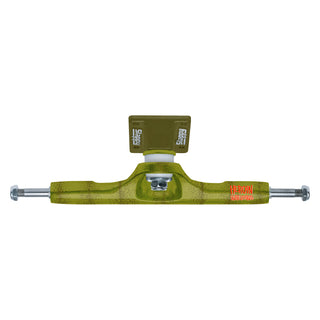 Slappy X Heroin Skateboard Trucks ST1 Hollow Pickle Green 9.5" (Pair)