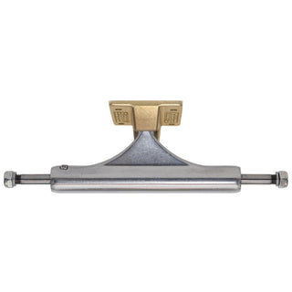 Slappy Skateboard Trucks Inverted Hollow Lights Ultra Low Kingpin 8.5" Polished/Gold/Gold