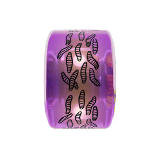 Slime Balls Skateboard Wheels 60mm Sam Hitz Light Ups 78A Purple with Bronson Bearings