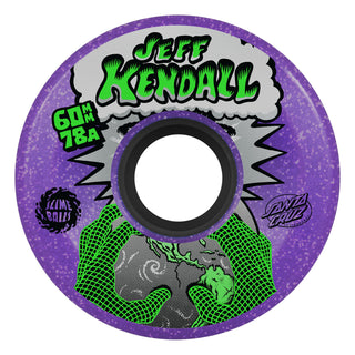 Slime Balls Skateboard Wheels 60mm Kendall End of the World Reissue OG Slime 78A Purple