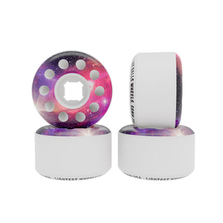 Slime Balls Skateboard Wheels 58mm Worm Holes 97A White