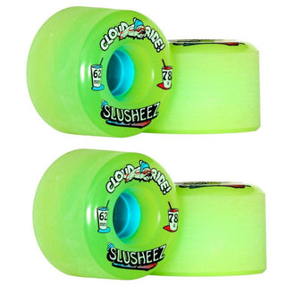 Cloud Ride Wheels Slusheez 62mm 78A Lime (Set of 4)