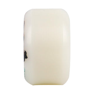 Snot Wheel Co. Skateboard Wheels 60mm Snelling Dogs 99A Conical White