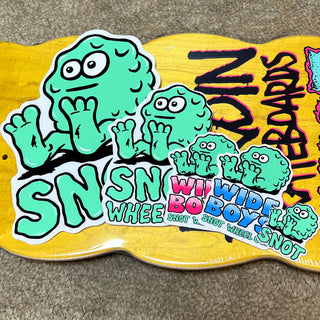 Snot Skateboard Wheels Sticker Pack Bundle - 5 Stickers