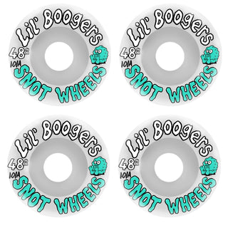 Snot Skateboard Wheels 48mm Lil Boogers 101A White